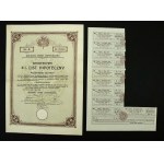 Lviv, Joint-Stock Mortgage Bank in Lviv, 4.5% Mortgage Bond, 50 zł, 1926 (356)