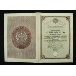 Lviv, Joint-Stock Mortgage Bank in Lviv, 4.5% Mortgage Bond, 50 zł, 1926 (356)