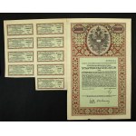 Austria-Hungary, 50,000-korona State Bond, 1916 (374)