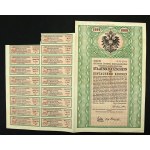 Austria-Hungary, VI 5.5% War Loan 1917, State Treasury Bond for 1,000 crowns (380)