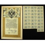 Austria-Hungary, VI 5.5% War Loan 1916, 100 crowns and 200 crowns. Total: 2 pieces. (381)
