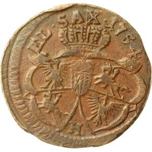 Augusto III di Sassonia, Grosz 1754 H, Gubin (730)