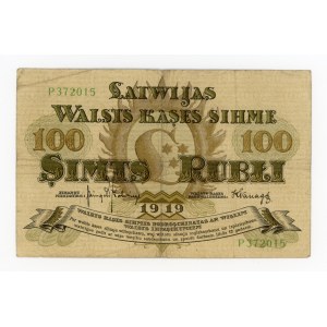 Latvia, 100 rubles, 1919 (413)
