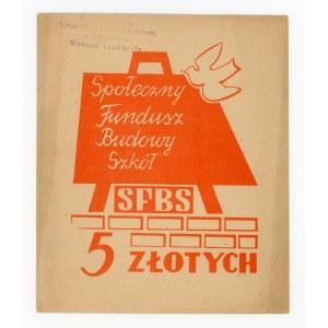 Příspěvek, Společný fond na výstavbu škol – 5 zlotých (424)