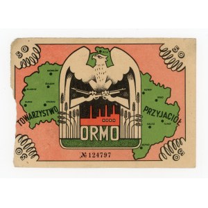 Příspěvek pro Spolek přátel ORMO, 50 zlotých (801)