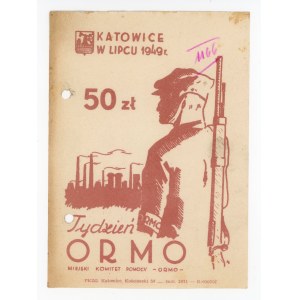 Donation for ORMO Week, 50 złotych 1949 (802)