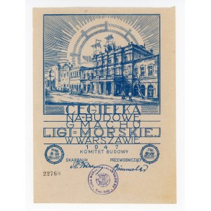 Příspěvek na stavbu budovy Námořní ligy, 500 zlotých, 1947 (824)