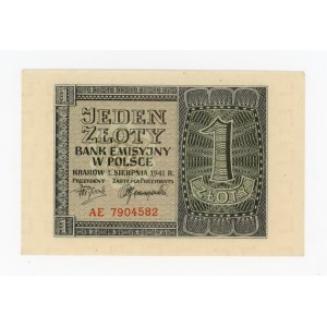 GG, 1 zloty, 1941 AE (832)