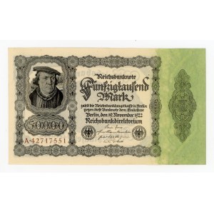 Germany, 50,000 marks, 1922 (868)