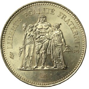 France, Fifth Republic, 50 francs, 1977 (881)