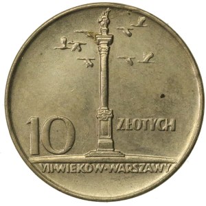 People's Republic of Poland, 10 zlotych, 1966, Little Column (888)