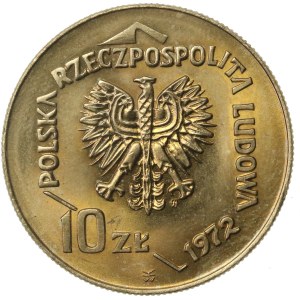 République populaire de Pologne, 10 zlotys 1972, les 50 ans du port de Gdynia (899)