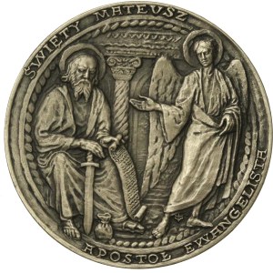People's Republic of Poland, St. Matthew Medal, 1989, Silver. Limited mintage (923)