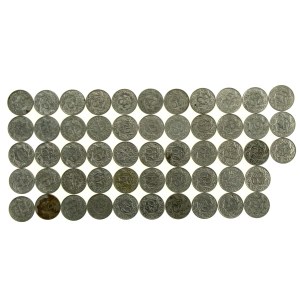 Second Polish Republic, 1923 20 groszy set. 53 pieces total. (911)