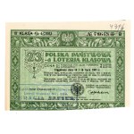 23 Polish State Class Lottery, Kraków 1931 B (998)