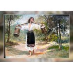 NICOLAE LATUNOV, Das Mädchen mit der Trage