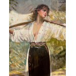 NICOLAE LATUNOV, Das Mädchen mit der Trage