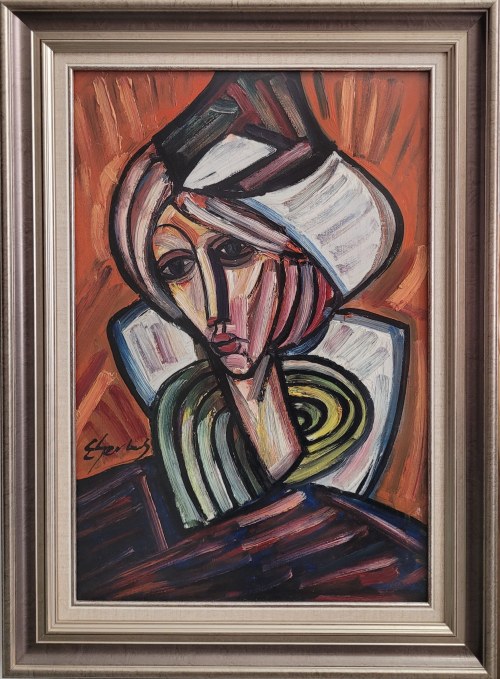 Eugeniusz Gerlach, Portret Flamandki, 1972