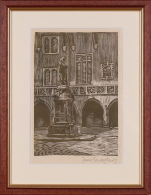 Janusz BENEDYKTOWICZ (1918-2001), Dziedziniec Collegium Maius