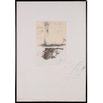 Eugeniusz GET-STANKIEWICZ (1942-2011), Ołówkowa noga gnębi miedzioryt, 1988