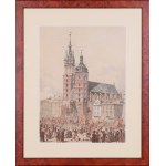 Juliusz KOSSAK (1824–1899), Stanisław TONDOS (1854–1917), St. Mary’s Church in Kraków from the series “Jewels of the City of Kraków,” 1886