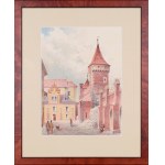 Juliusz KOSSAK (1824 - 1899), Stanisław TONDOS (1854 - 1917), Muzeum Książąt Czartoryskich w Krakowie z serii „Klejnoty miasta Krakowa”, 1886