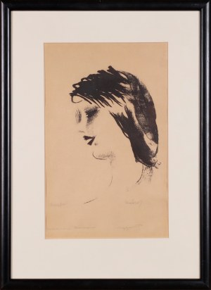 Emil KRCHA (1894-1972), Młoda kobieta