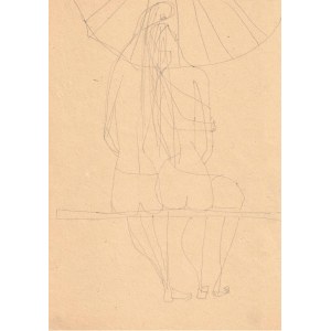 Tadeusz KULISIEWICZ (1899–1988), Akt – skica