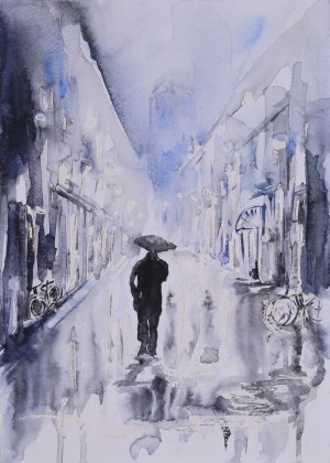 Alina MASLAKOVA (ur. 1980), Pod parasolem, 2019