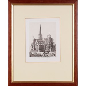 Designed by Karl SCHUTZ, St. Stephen's Cathedral in Vienna