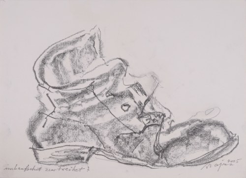 Józef SZAJNA (1922-2008), Im Laufschritt zur Freiheit / W podskokach do wolności, 2005