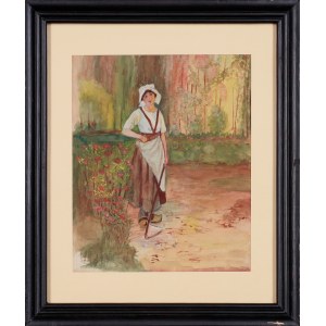 Artist UNKNOWN, Young Breton Woman
