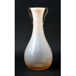 Glass Vase - Krakow Glass Institute - milky pink