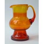 Glass Jug - HS Sudety - Zbigniew Horbowy - Antico Glass - Damaged, starting at 1 zł!