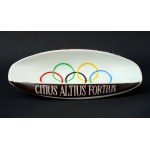 "Polish Olympic Committee" Porcelain Ashtray - ZPS Ćmielów