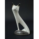 "Sitting Fox" porcelain figurine - ZPS Ćmielów - Mieczysław Naruszewicz - with a floppy ear - starting at 1 zł!