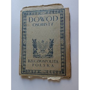 PHOTO ID CARD, KRAKOW, POLICE DEPARTMENT STAMP