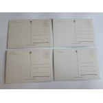 SET OF 9 POSTCARDS: SILESIAN BESKIDS, USTROŃ, KONIAKÓW, SKRZYCZNE, WISŁA, JASZOWIEC, KAW