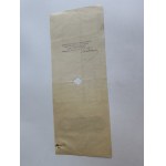 OFFICIAL PROMISSORY NOTE PROMISSORY NOTE FORM WARSAW, ŻYWIEC, 1931, STAMP