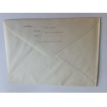 1964 JAGIELLONIAN GOLDEN GLOBE ENVELOPE