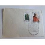 ENVELOPE: MAXIMILIAN KOLBE, JOHN PAUL II, STAMP, POSTMARK