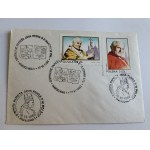 JOHN PAUL II ENVELOPE, 1983—STAMP, POSTMARK