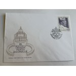 ENVELOPE: 80TH ANNIVERSARY OF THE BIRTH OF POPE JOHN PAUL II, 2000. STAMP AND POSTMARK
