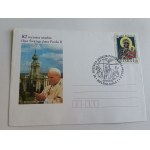ENVELOPE: 82nd ANNIVERSARY OF THE BIRTH OF POPE JOHN PAUL II, 2002. STAMP, POSTMARK