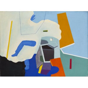 Stanisław Fijałkowski (1922, Zdołbunów, Volhynia – 2020, Łódź), Composition, 1958