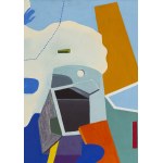 Stanisław Fijałkowski (1922, Zdołbunów, Volhynia – 2020, Łódź), Composition, 1958