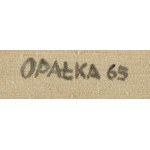 Roman Opałka (1931 Abbeville, Francia - 2011 Roma), Senza titolo dalla serie “Alfabeto greco”, 1965