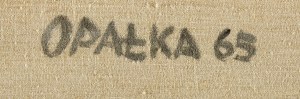Roman Opałka (1931 Abbeville, Francja - 2011 Rzym), Bez tytułu z cyklu 
