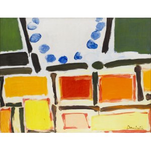Tadeusz Dominik (1928, Szymanów – 2014, Varšava), „Barevná pole“, 1969