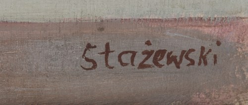 Henryk Stażewski (1894 Warszawa - 1988 Warszawa), Dwaj muzykanci, około 1950